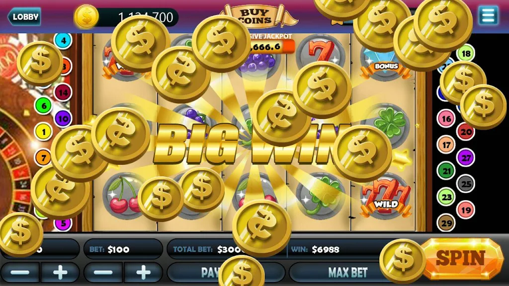 Lucky 777 Slots Vegas Скриншот 3