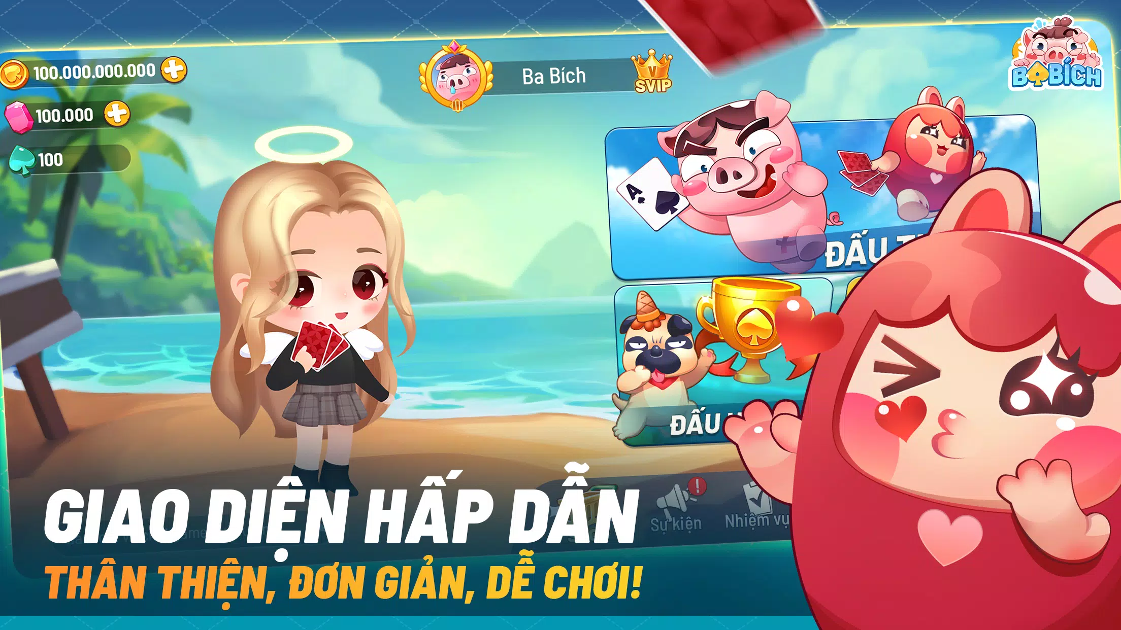 Ba Bich - Tien Len Mien Nam Capture d'écran 1