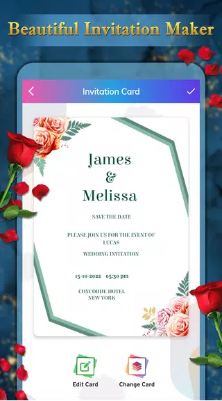 Invitation Card Maker - RSVP Screenshot 4