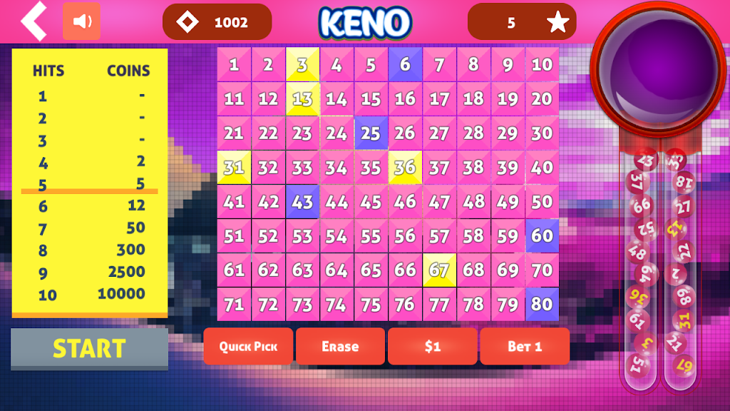 Keno Cleopatra應用截圖第1張