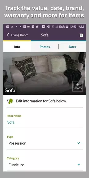 HomeZada Mobile ဖန်သားပြင်ဓာတ်ပုံ 4