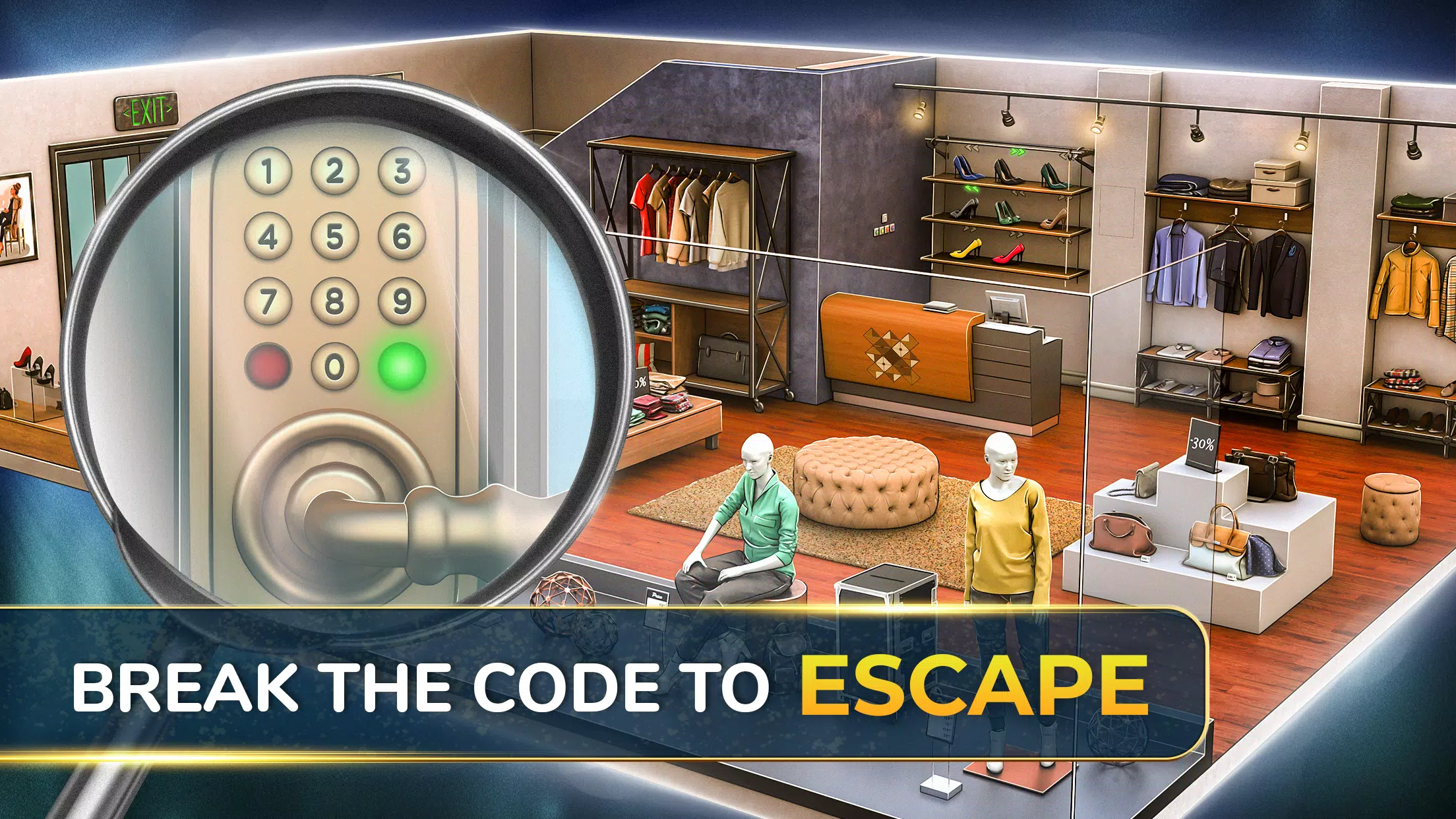 Rooms & Exits Escape Room Game Schermafbeelding 3