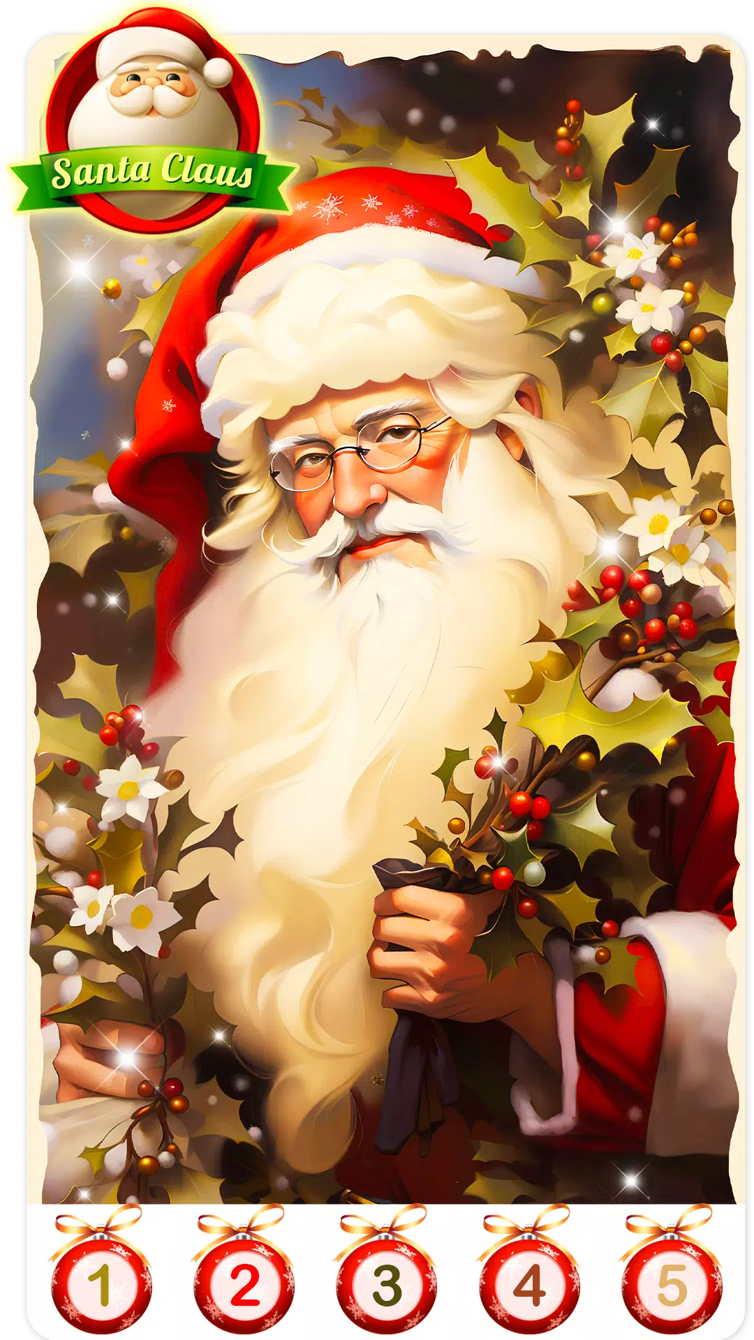 Christmas Santa Family Color ภาพหน้าจอ 2