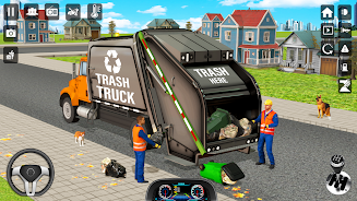 Trash Truck Games Simulator 3D Screenshot 4