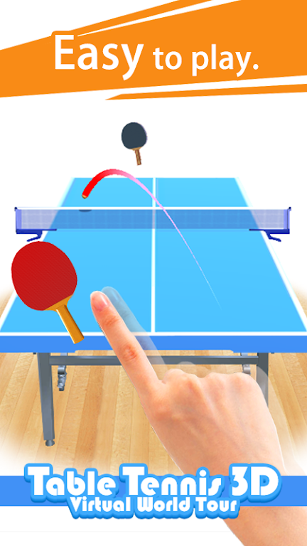 Table Tennis 3D Ping Pong Game Captura de tela 3