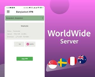 Bangladesh VPN - Secure Proxy Tangkapan skrin 3