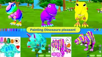 Dinosaur Coloring 3D - AR Cam Zrzut ekranu 4