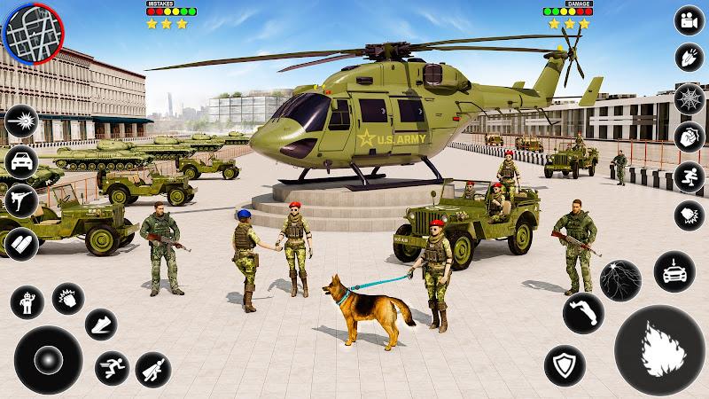 Army Transport Vehicles Games Zrzut ekranu 2