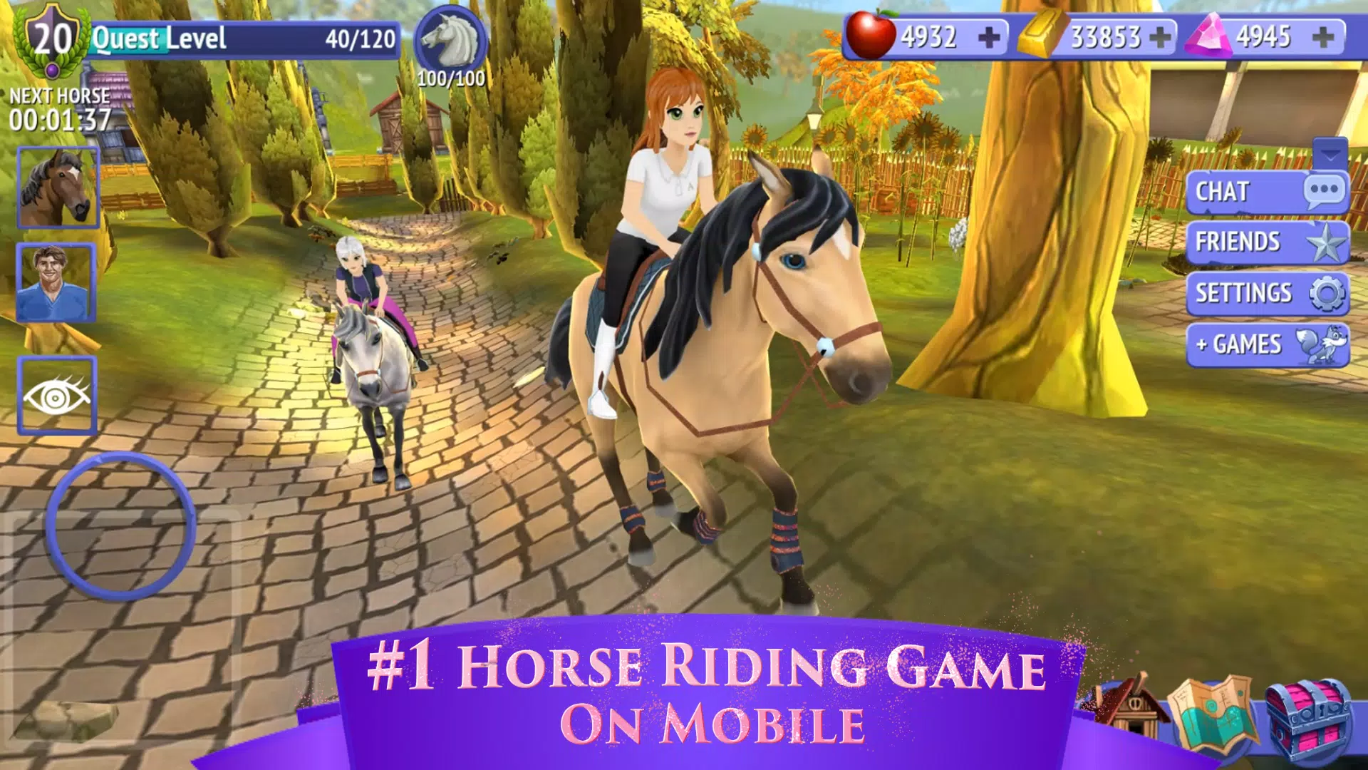 Horse Riding Tales - ワイルドポニー スクリーンショット 3