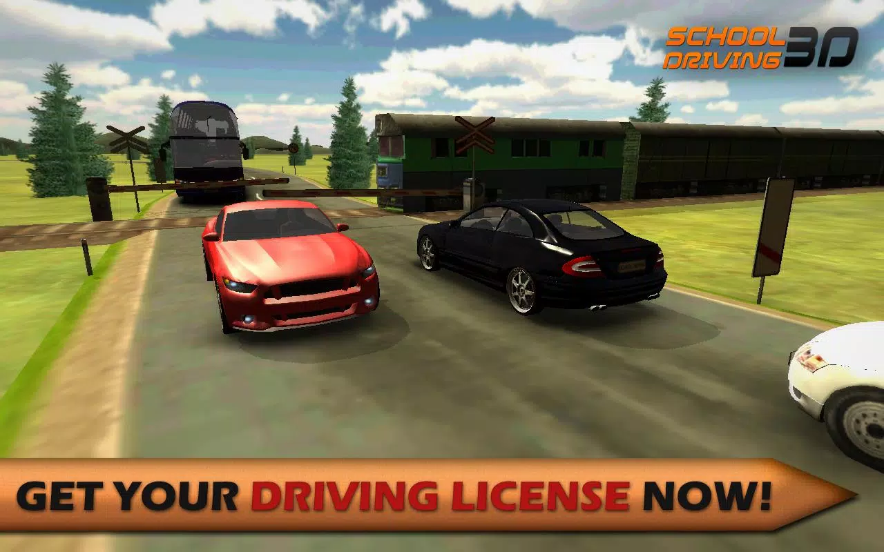 School Driving 3D Tangkapan skrin 1