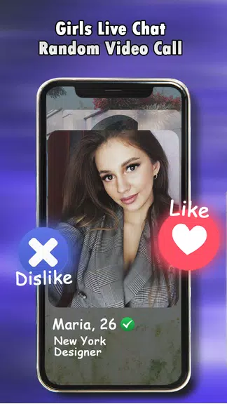 Girls Live Chat - Random Video Call ภาพหน้าจอ 1