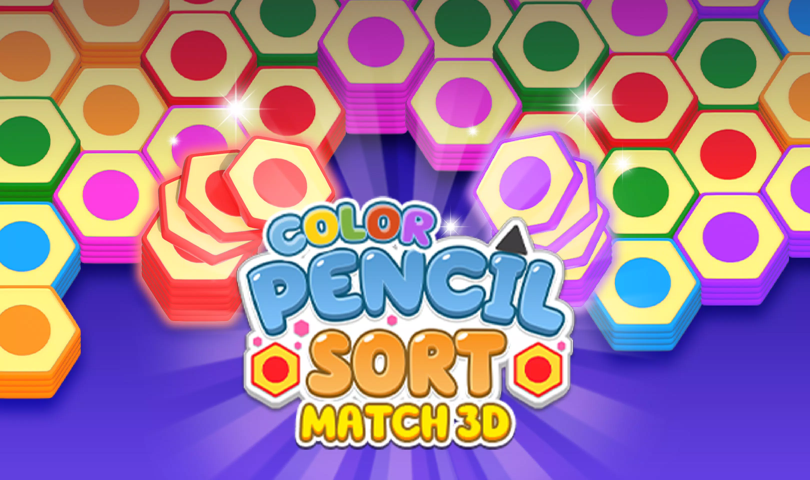 Color Pencil Sort - Match 3D Screenshot 1