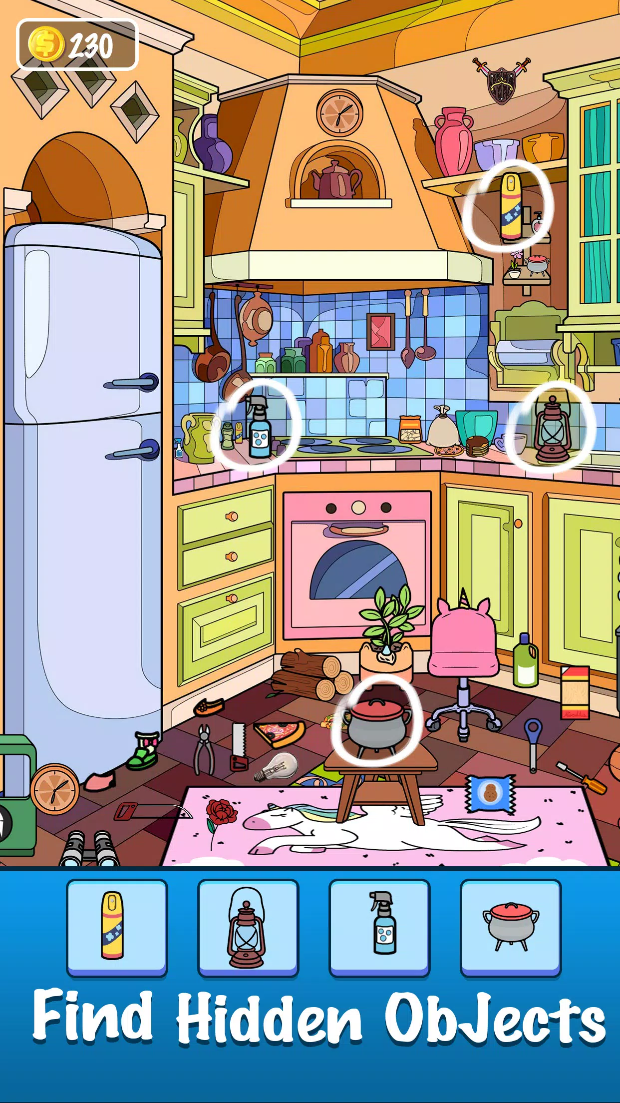 Find Tidy Hidden Objects Game Screenshot 1