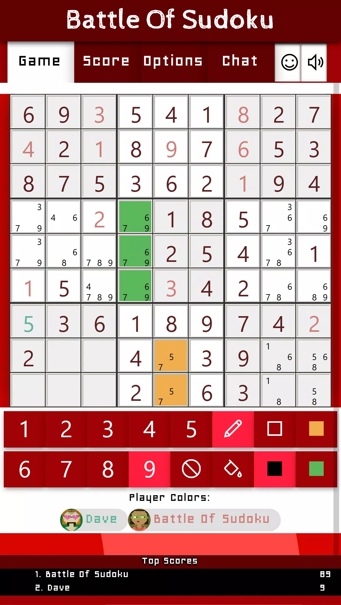 Battle Of Sudoku應用截圖第4張