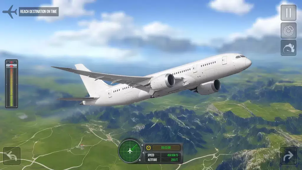 Flight Simulator - Plane Games Captura de tela 2