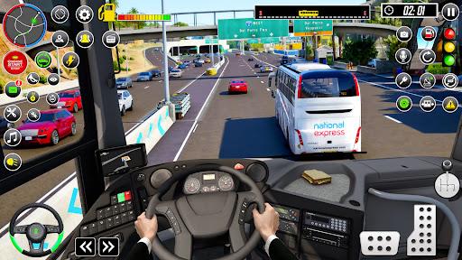 Grand City Racing Bus Sim 3D ภาพหน้าจอ 4