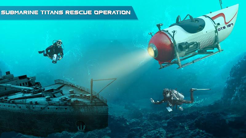 Submarine Titans Rescue Ship Screenshot 4