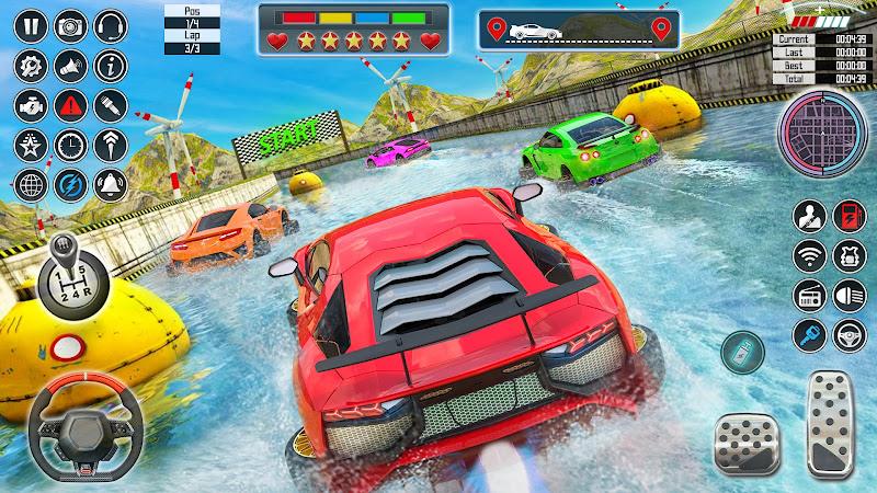 Water Car Racing 3d: Car Games Ekran Görüntüsü 2