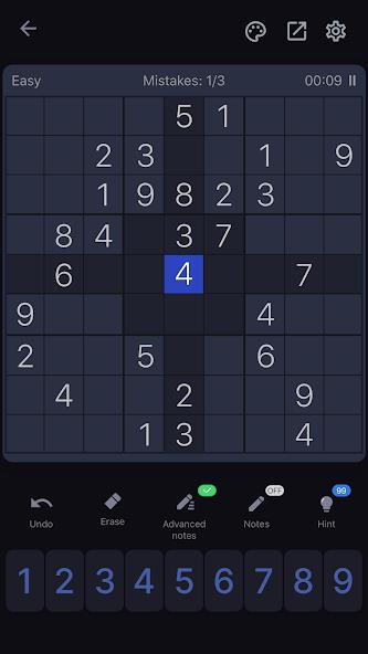 Sudoku - Classic Sudoku Puzzle Mod Screenshot 2