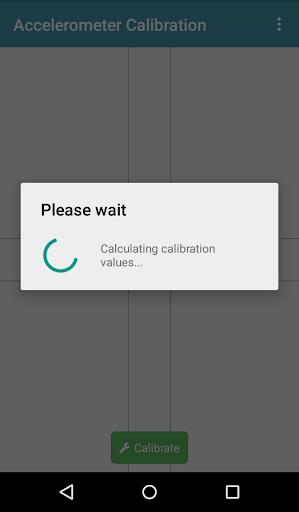 Schermata Accelerometer Calibration 2