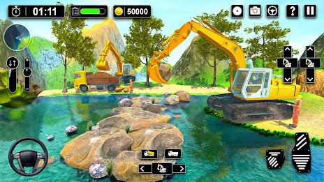 Heavy Sand Excavator 3D Sim Zrzut ekranu 2