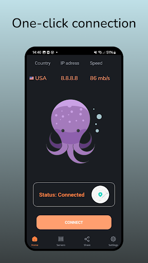 Octopus VPN & Proxy 스크린샷 1