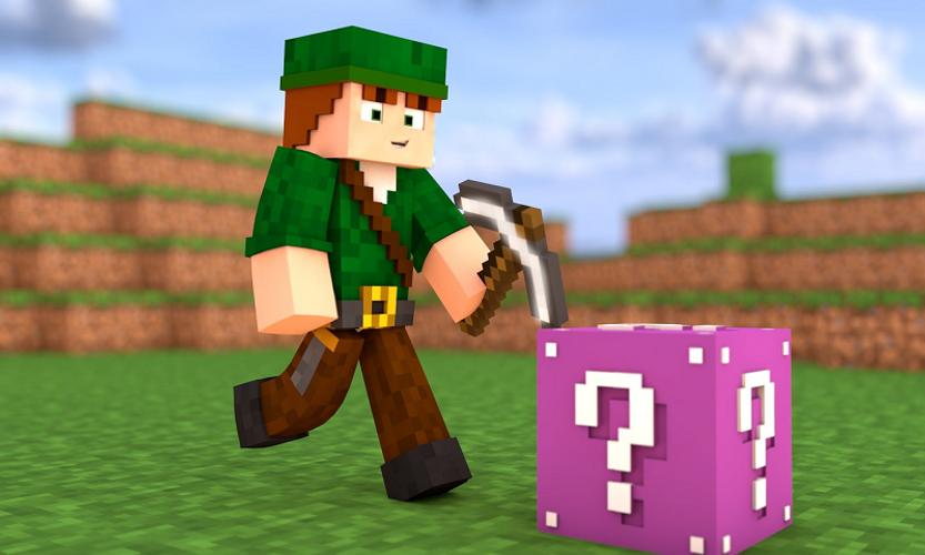 Lucky block mod for mcpe Captura de pantalla 1