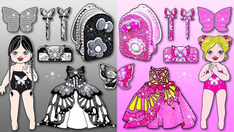 Paper Dolls Diary DIY Dress Up 스크린샷 4