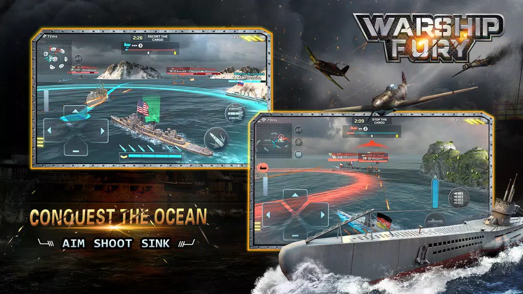 Warship Fury 스크린샷 3