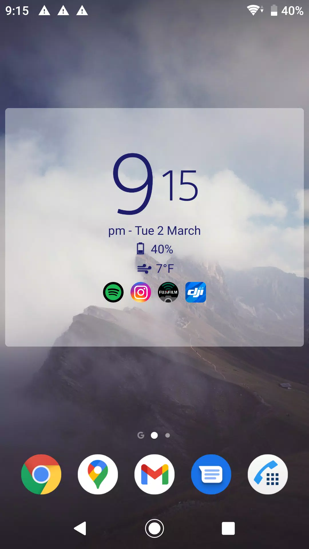 Digital Clock & Weather Widget Ảnh chụp màn hình 2