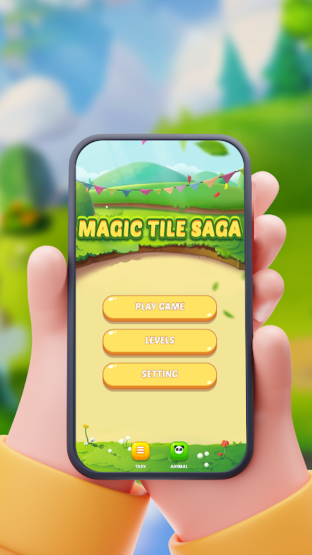 Magic Tile Saga Captura de tela 1