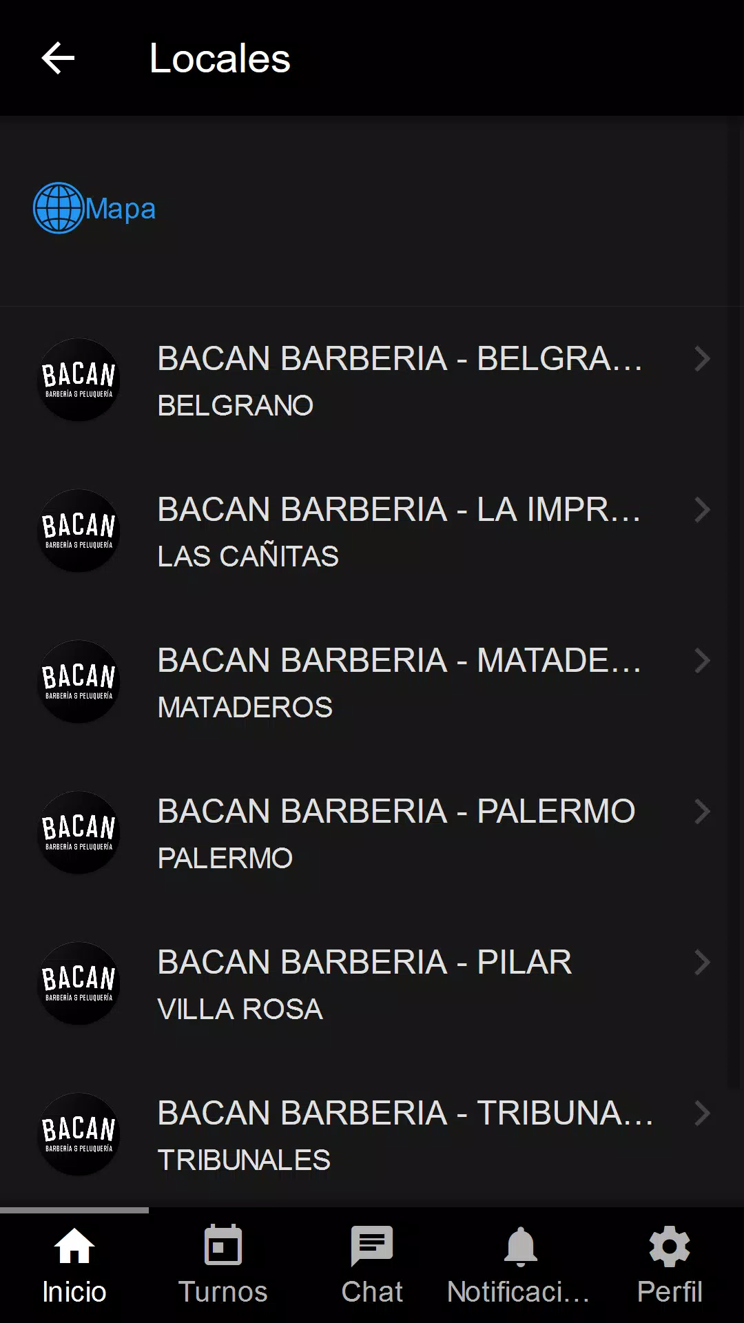 Bacan barbería y peluquería應用截圖第2張