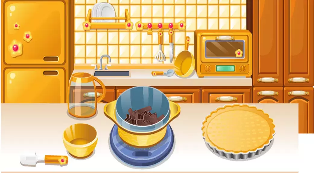 girls cooking games chocolate Captura de pantalla 4