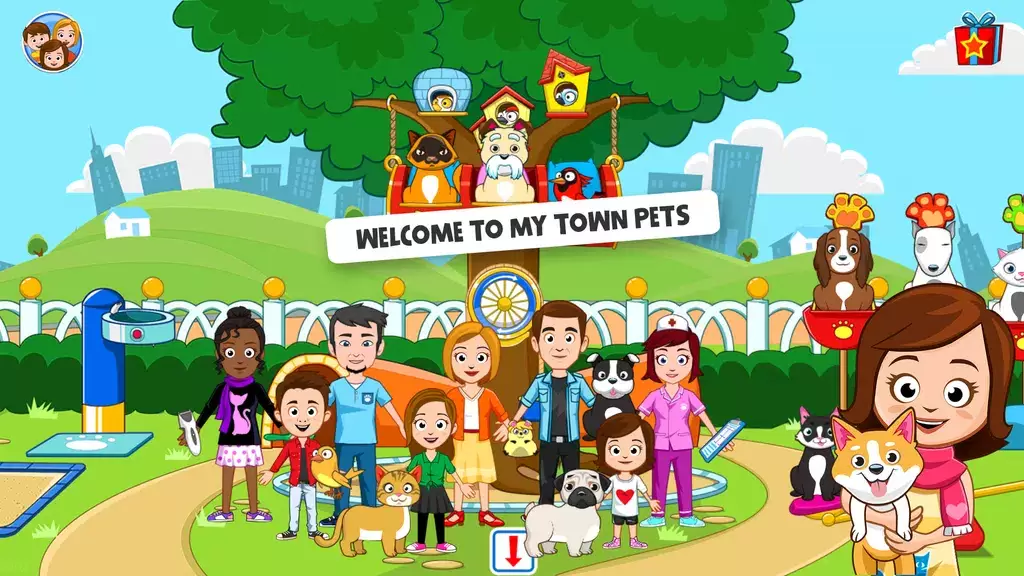 My Town: Pet games & Animals स्क्रीनशॉट 1