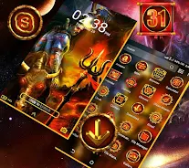 Lord Shiva Launcher Theme Captura de pantalla 1