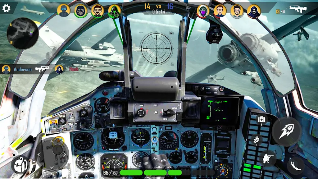 Fighter Jet Games Warplanes स्क्रीनशॉट 3