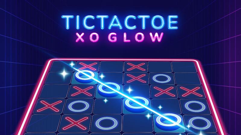 Tic Tac Toe - XO Glow Ảnh chụp màn hình 1