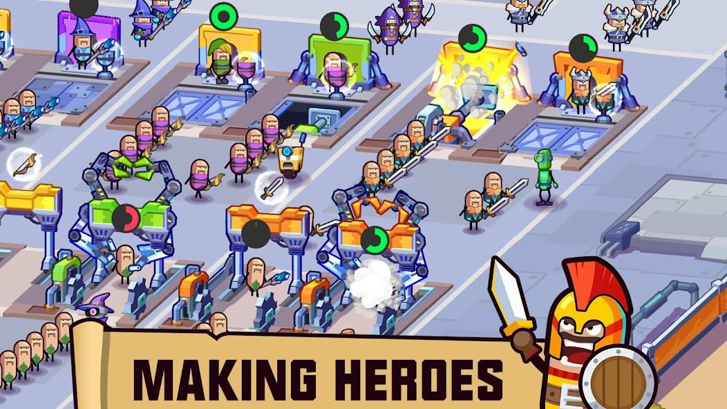 Hero Making Tycoon Mod Ảnh chụp màn hình 3