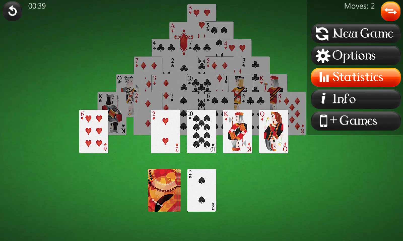 Pyramid Solitaire Скриншот 3