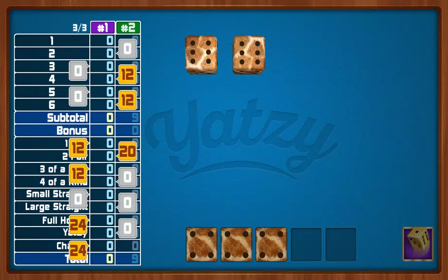 Yatzy Dice Game Captura de pantalla 2