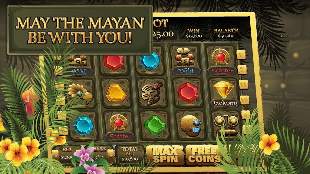 Mayan Ruins Slots Captura de pantalla 2