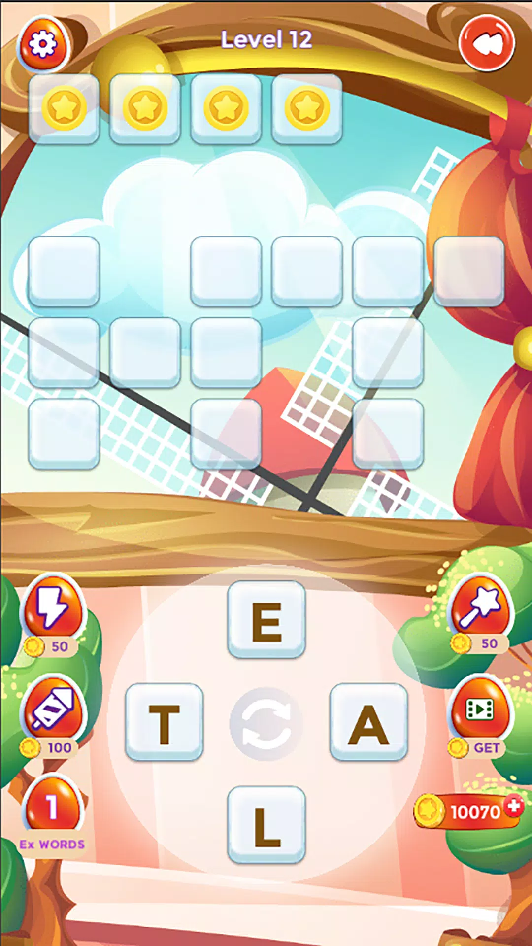 Word Scrape ภาพหน้าจอ 1