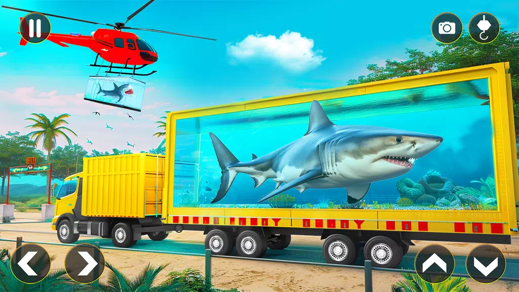 Sea Animal Transport Truck Sim Скриншот 3