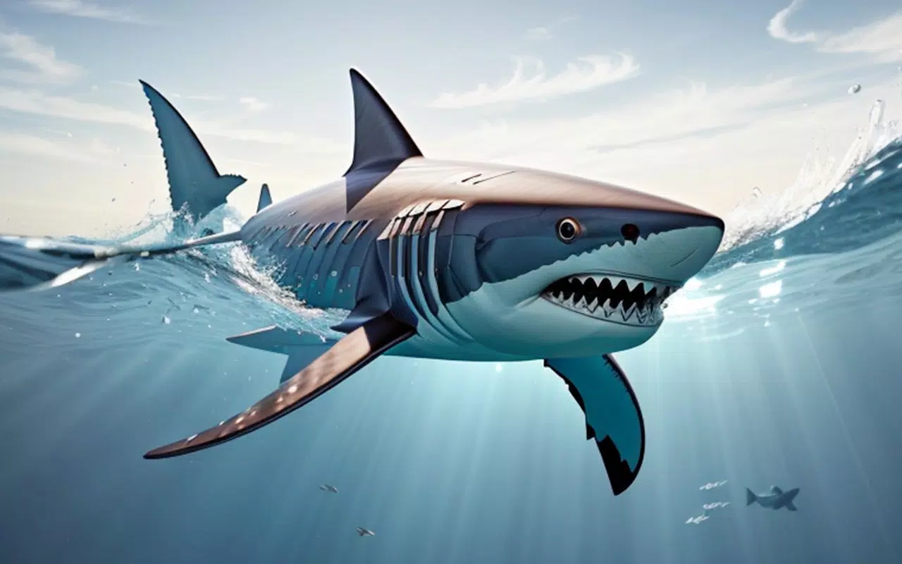 Angry Shark Attack Shark Game ภาพหน้าจอ 1