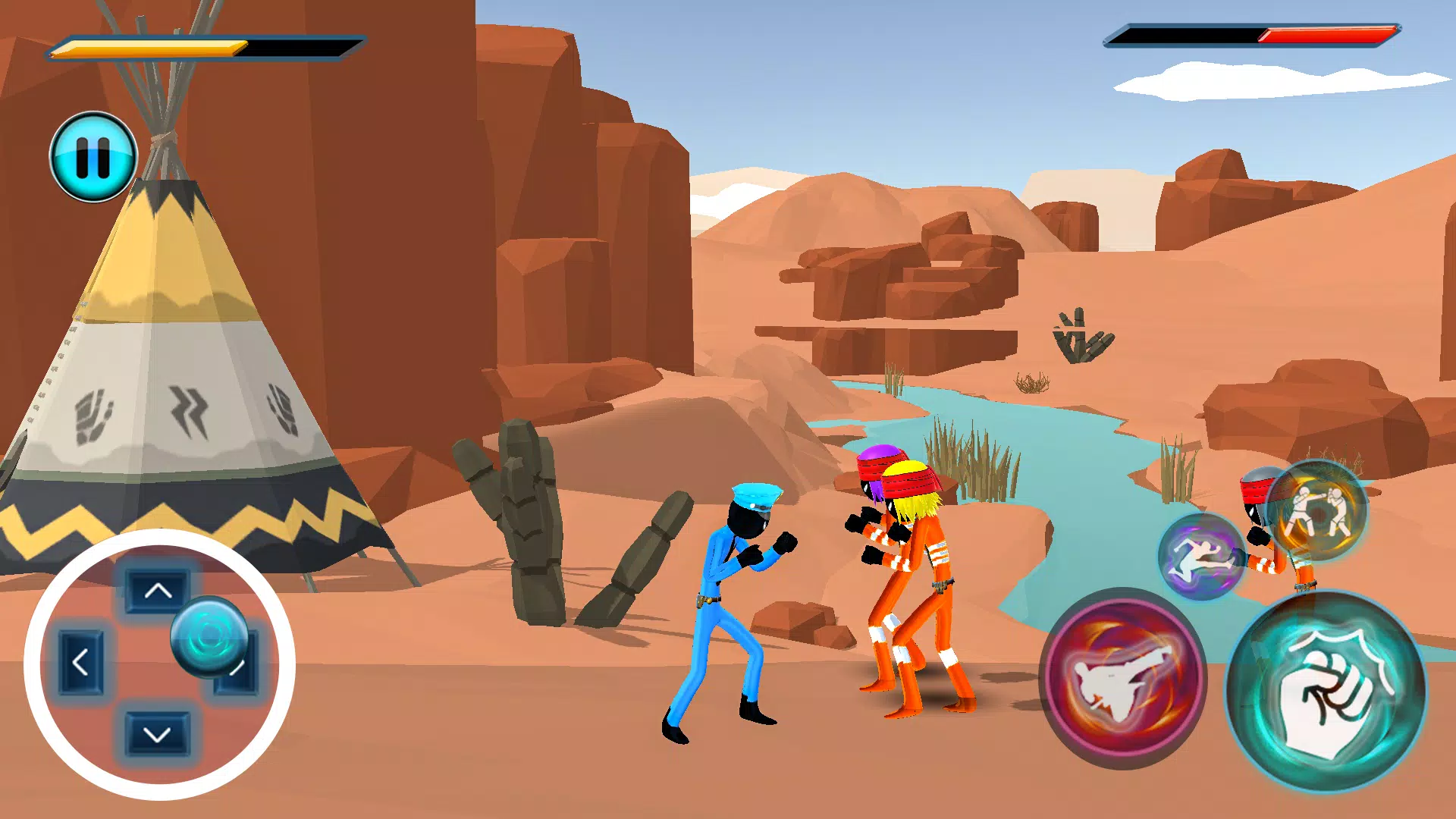 Stickman Fight Battle Survival Screenshot 1