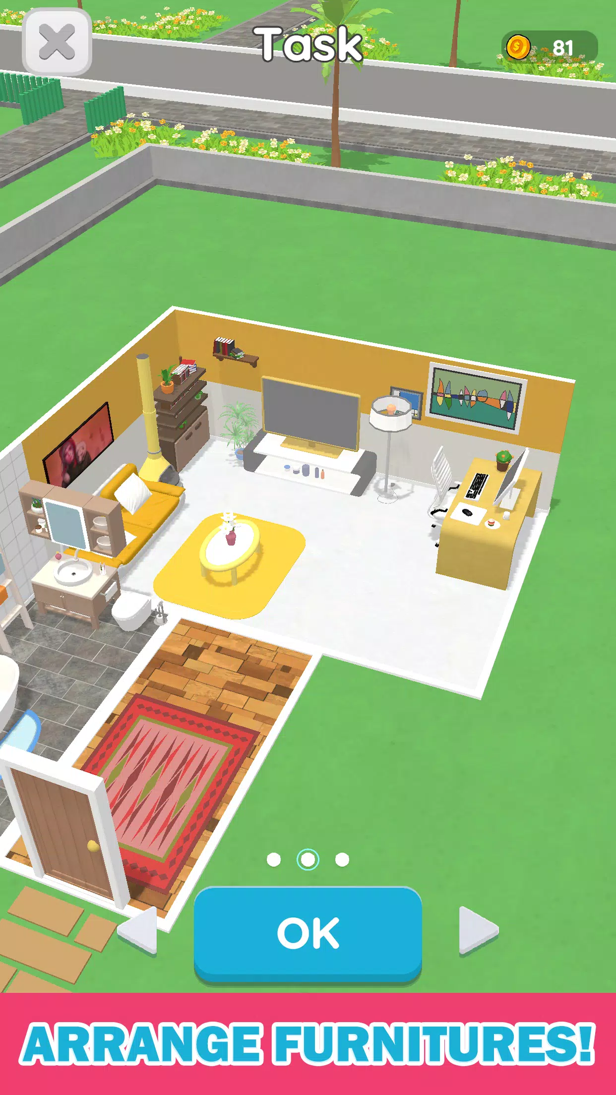 Room Sort - Floor Plan Game スクリーンショット 2