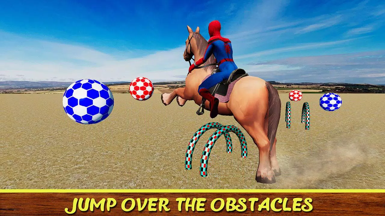 Diligent SuperHeroes Horse Riding 3d Screenshot 3