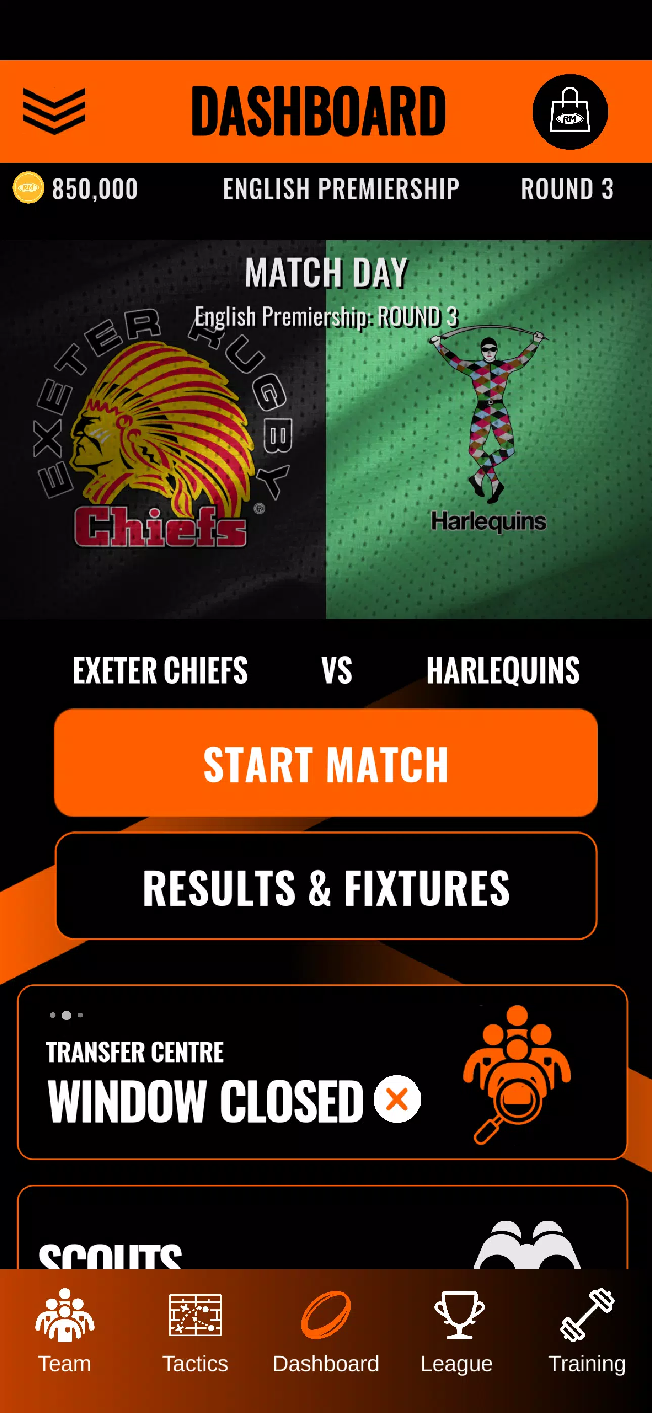 Rugby Manager 25 Screenshot 1