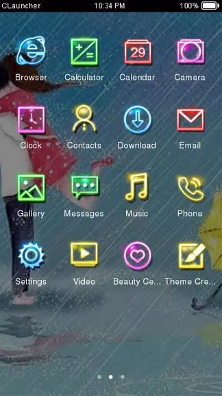 Cartoon Couple Sweet Theme HD Screenshot 3