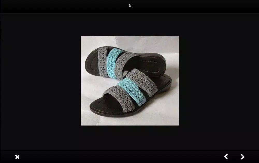 Knitted sandals idea 스크린샷 4